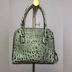 Full Grain Leather Purse Bag Croco Made in Ireland